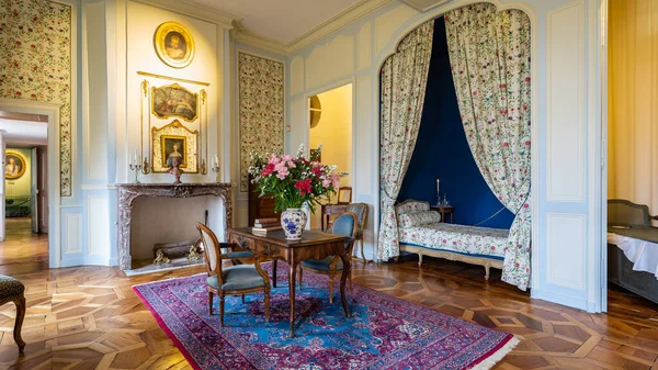 Interior Chateau de Villandry. Loire Valley. França . — Fotografia de Stock