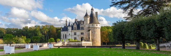 Chateau Chenonceau, údolí Loiry ve Francii — Stock fotografie