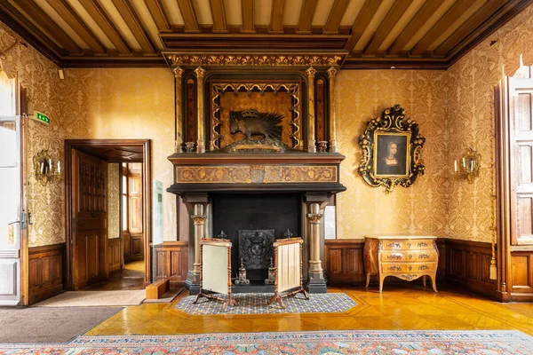 Interior Chateau de Chaumont en FRANCIA — Foto de Stock