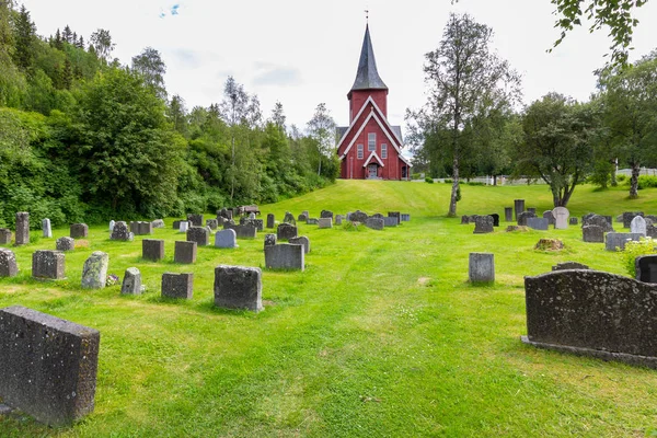 Wooden Norwegian church — Stock Photo, Image