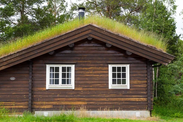 Eco-lodge in Norvegia — Foto Stock