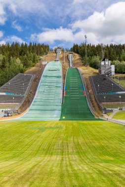 Kayakla atlayan Lillehammer, Norveç