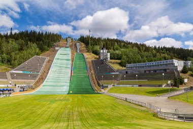 Kayakla atlayan Lillehammer, Norveç