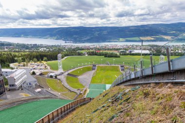Kayakla atlayan Lillehammer, Norveç