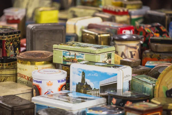 Assortment of Dutch cans — Stock Photo, Image