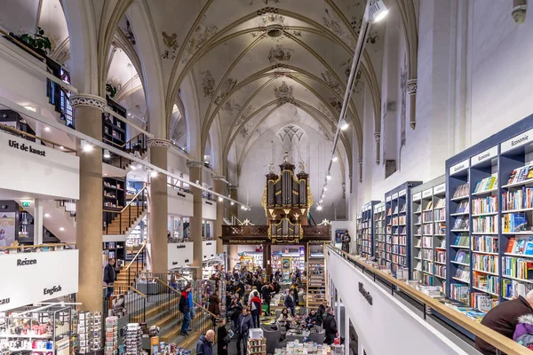 Zwolle Hollanda 'daki Kitapçı — Stok fotoğraf