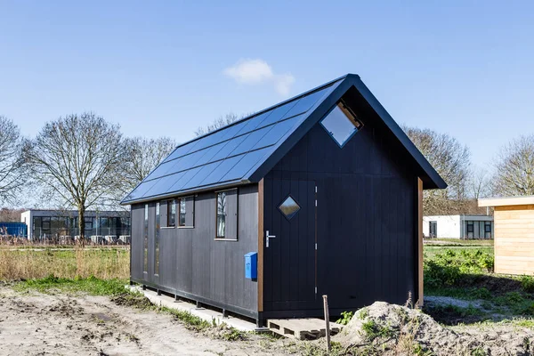 Eco friendly houses in Almere Netherlands — Stock Photo, Image