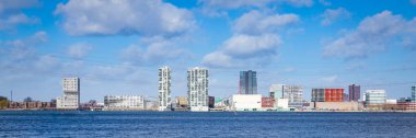 Şehir manzarası Almere Hollanda