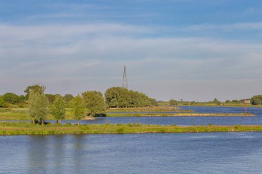 Peyzaj nehri Hollanda Ren Nehri
