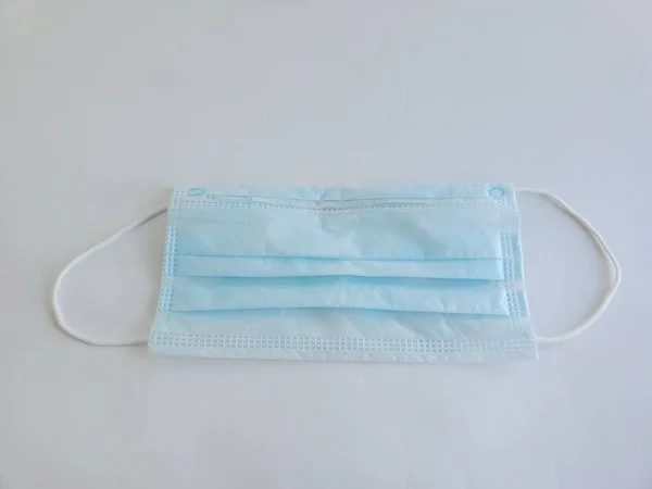 Mavi tıbbi tek kullanımlık maske