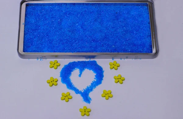 Kimyasal bir kitten kimyasal bakır sülfat tozu