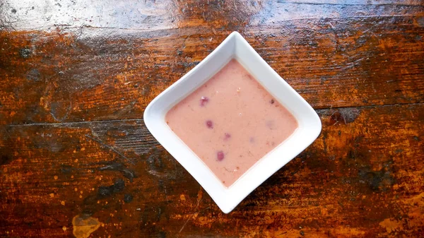 Soup Restaurant Table — Stock Photo, Image