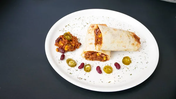 Tortilla Restaurant Table — Stock Photo, Image