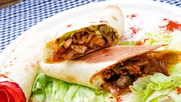 Tortilla Restaurant Table — Stock Photo, Image