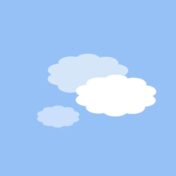 Blue Sky Clouds Together — Stock Photo, Image