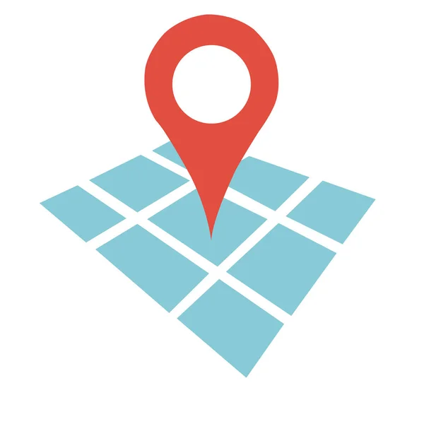 Marcadores Mapa Localização Pin — Fotografia de Stock