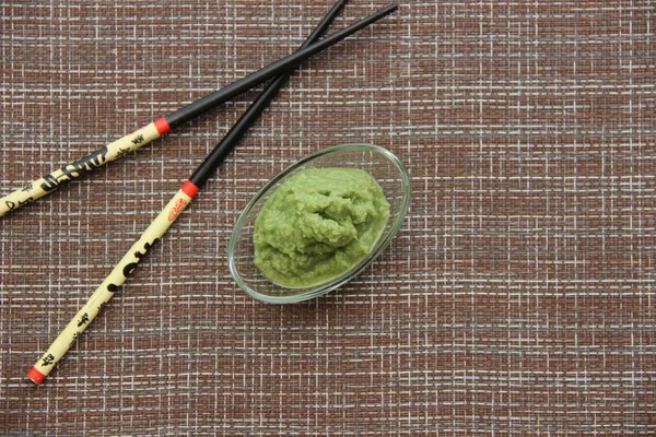 Japanese Sauce Wasabi Green Horseradish — Stock Photo, Image