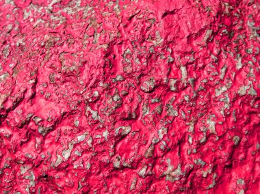 Eski boyanmış granit kaya arka planı. Kırmızı, gri, kahverengi