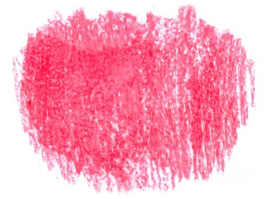 Pastel boya renkli kalem el beyaz kağıda izole edilmiş leke lekesi çizmiş.