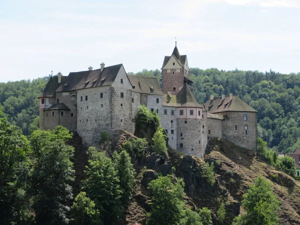 Loket Castle Tschechische Republik — Stockfoto