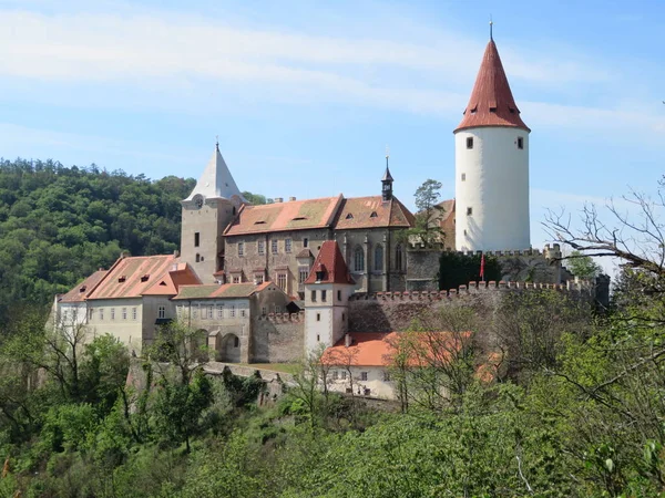 Krivoklat Castle Csehország — Stock Fotó