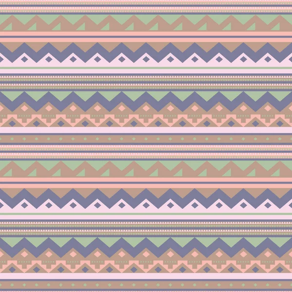 Multicolor tribal Navajo Vektor nahtloses Muster. Aztekische, ethnische, hipsterhafte Kulisse. Ideal für Tapeten, Stoff, Papier, Textilien, Weben, Verpackung. — Stockvektor
