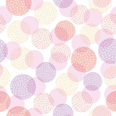 Benekli dairesel vektör deseni ve dokulu dolgu. Çembersiz desen, moda için mükemmel, ev, durağan, çocuklar. 