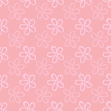 Çiçek vektörü tekrar et. Ev için mükemmel, çocuklar için, sabit, paketleme, yapıştırma kitabı.