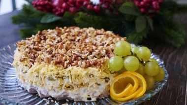 Yeni yıl salatası çok sulu.