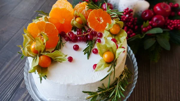 Receta Pastel Mandarina Muy Sabrosa — Foto de Stock