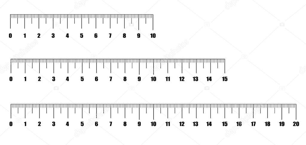 Rulers Inch And Metric Rulers Measuring Tool Scale For A Ruler In