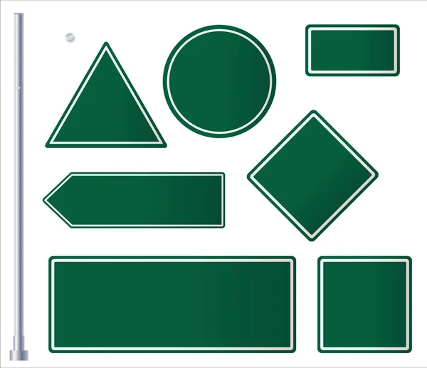 Зелені дороги відкриваються. Знак "зеленого кольору" на білому тлі.. — стоковий вектор