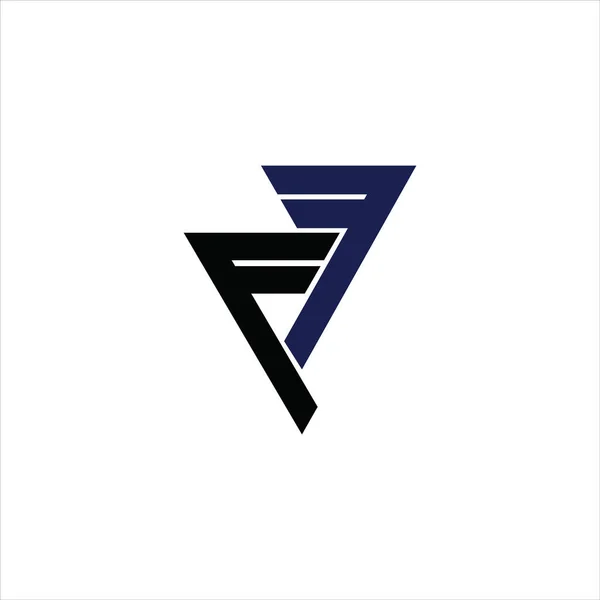 Lettre initiale ff logo vectoriel modèle de conception — Image vectorielle