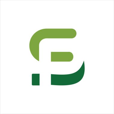 Başlangıç harfi sp veya ps logo tasarım şablonu