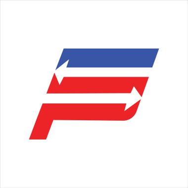 Başlangıç harfi sp veya ps logo tasarım şablonu