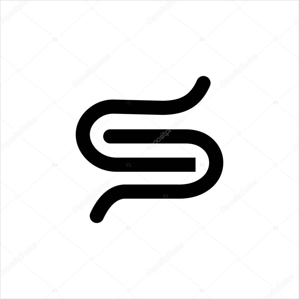 Sp and ps letter logo design template.sp,ps initial based alphabet icon logo design