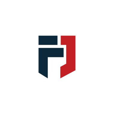 İlk harf fc veya cf logo vektör tasarım şablonu