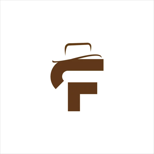 Początkowa litera fc lub wzór wektora logo cf — Wektor stockowy