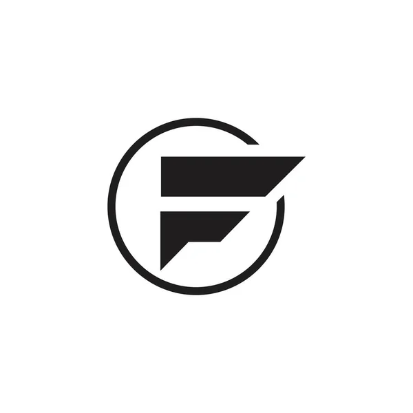 Ursprunglig formgivningsmall för bokstäver fc eller cf logo — Stock vektor