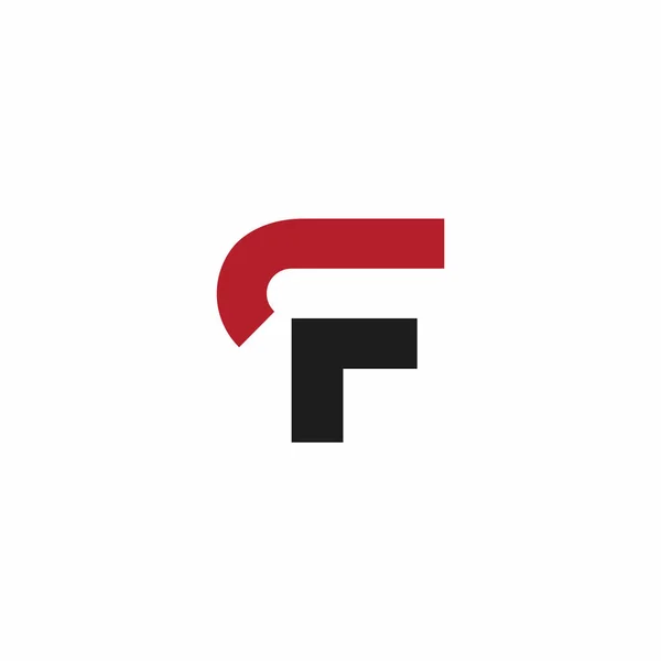 Początkowa litera fc lub wzór wektora logo cf — Wektor stockowy