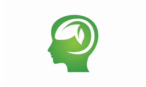 Plantilla Diseño Logotipo Cerebral — Vector de stock