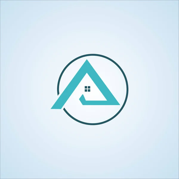 Een briefsjabloon logo ontwerp — Stockvector