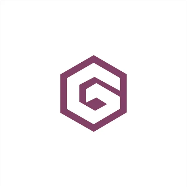 Initiële Letter G logo Ontwerp Template — Stockvector