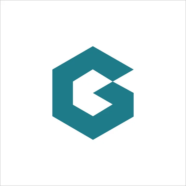 Ursprunglig Letter G logotyp Mall — Stock vektor