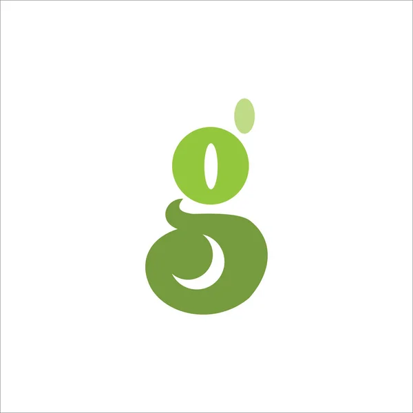 Initiële Letter G logo Ontwerp Template — Stockvector
