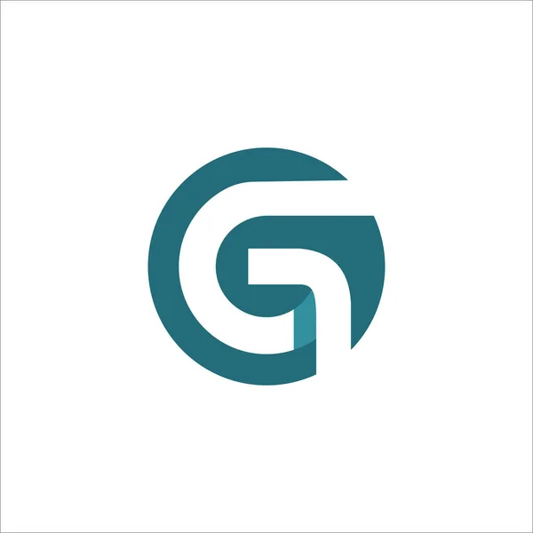 Plantilla inicial de diseño del logotipo de la letra G — Archivo Imágenes Vectoriales