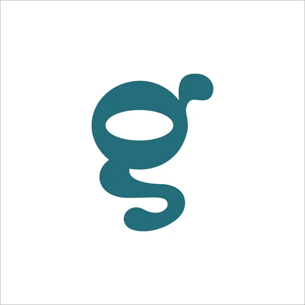 Baş harf G logo tasarım şablonu — Stok Vektör