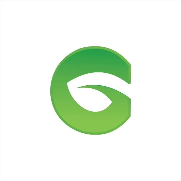 Anfangsbuchstabe G Logo Design Template — Stockvektor