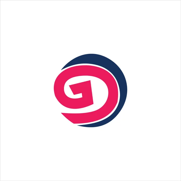 Начальный шаблон логотипа G буквы — стоковый вектор