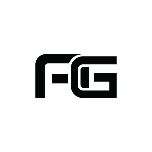 Initial letter gaor ag logo vector design — 스톡 벡터